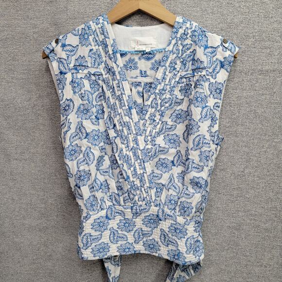 ANTHROPOLOGIE WRAP BELTED TOP, SIZE S - Picture 2 of 7